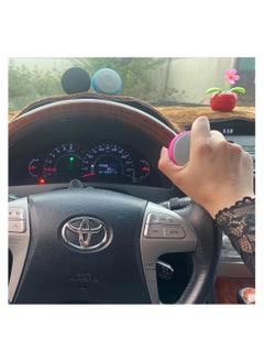 Excefore Steering Wheel Knob, Women Car Suicide Knob Spinner Wheel, Metal Bearing 360° Rotation, Universal Vehicle Steering Wheel Spinner for Car Trucks Forklift Boat, No Tools Required  - Image 3