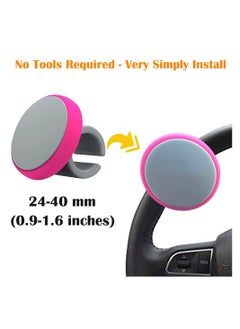 Excefore Steering Wheel Knob, Women Car Suicide Knob Spinner Wheel, Metal Bearing 360° Rotation, Universal Vehicle Steering Wheel Spinner for Car Trucks Forklift Boat, No Tools Required  - Image 5