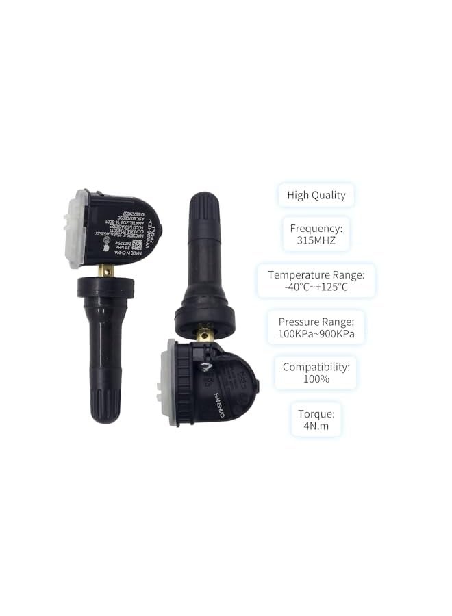 Topleo TPMS Sensor, 315MHZ Tire Pressure Monitor Sensors for Ford Fusion Lincoln, Ford Expedition Fusion F-Series SD, Lincoln MKC MKZ, Navigator HC3T1A180AB.(TPMS-HC3T)  - Image 3