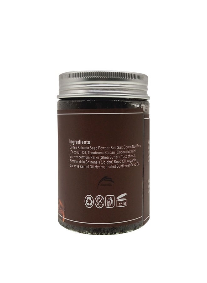 isner mile Coffee Scrub for Body Cleansing and Exfoliation - 250ml - Image 4