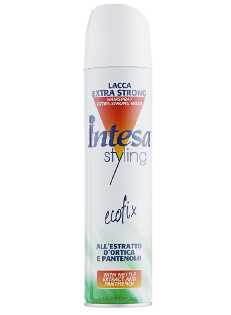 INTESA Lacca Extra Strong Hair Spray Extra Strong Hold intesa styling ecofix 300 ml