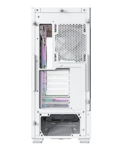 MONTECH Sky Two aRGB ATX Mid Tower Computer Cases, Up to 360mm Radiator Support, 4x Preinstalled PWM Fans, Side & Bottom Dust Filter, Built-In Cable Management, White | SKY TWO WH  - Image 4
