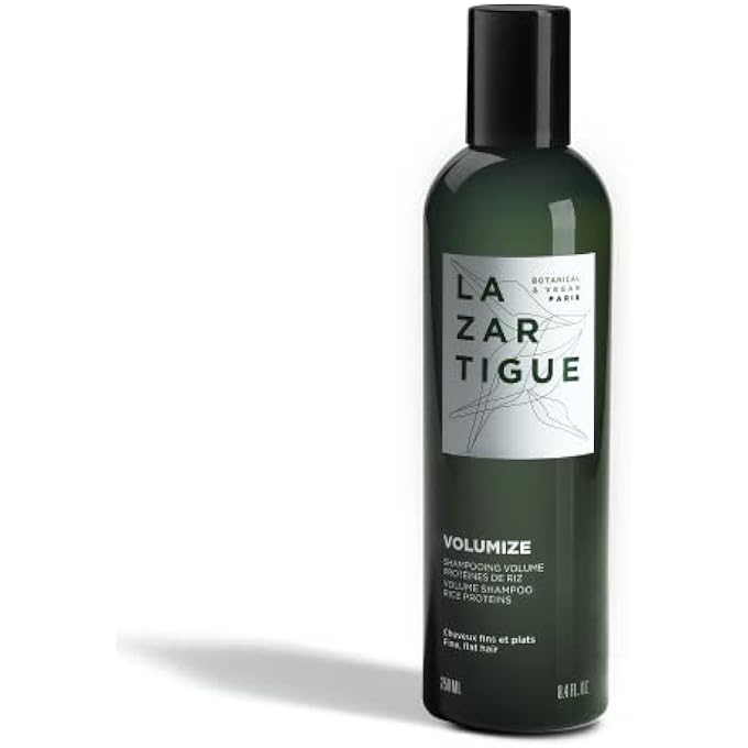 Lazartigue VOLUMIZE SHAMPOO, RICE PROTEINS, ADDS BODY & SHINE TO FINE HAIR, VEGAN, SULFATE & SILICONE FREE, 8.4 FL.OZ. - Image 1