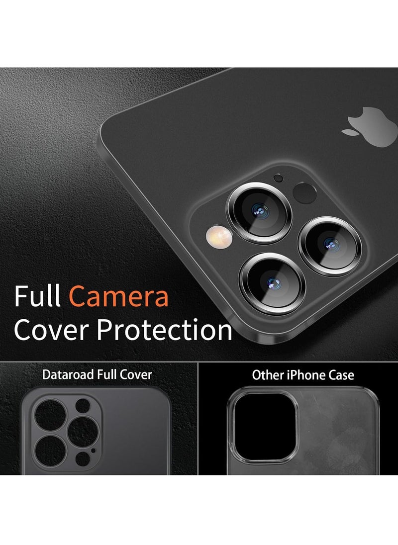 TIGER Dataroad for iPhone 16 Pro Max Slim Case, 0.2mm Fit [Paper-Thin] Lightweight Matte Finish PP Back Protection, Anti-Fingerprints & Yellowing, Compatible with iPhone 16 Pro Max 6.9-Inch - Translucent Black - Image 3