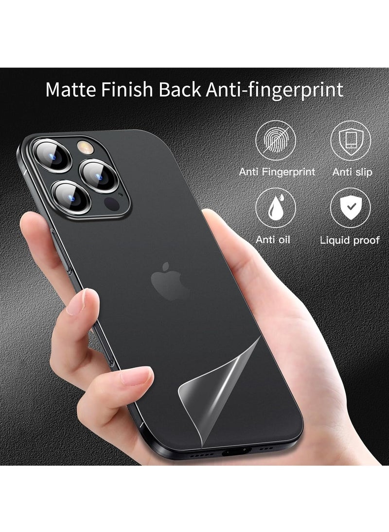 TIGER Dataroad for iPhone 16 Pro Max Slim Case, 0.2mm Fit [Paper-Thin] Lightweight Matte Finish PP Back Protection, Anti-Fingerprints & Yellowing, Compatible with iPhone 16 Pro Max 6.9-Inch - Translucent Black - Image 5