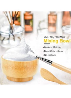 Face Mask Mixing Bowl Set, 4 In 1 DIY Clay Mask Mixing Kit, Facial Bowl With Mask Brush And Stirring Spatula, Bamboo Mask Mixing Tools For Mixing Clay Mask DIY - pzsku/Z470A991C1F0A6848CD42Z/45/_/1733283853/664ab7b8-f1e2-4ee3-babf-531505f0e909