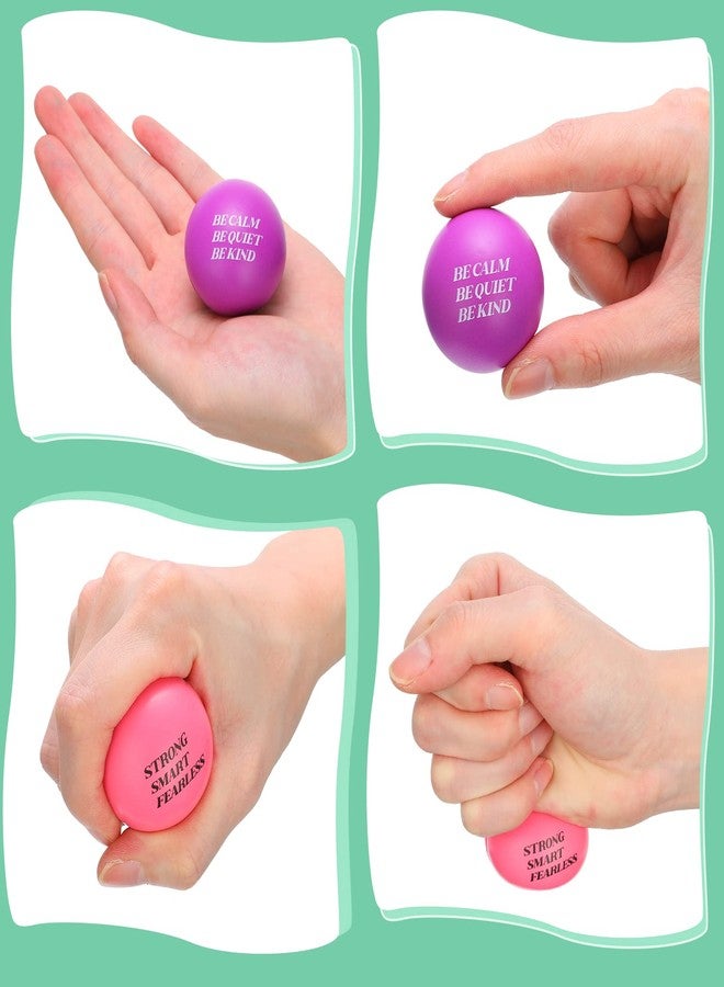جيريفي 300 قطعة من كرات تخفيف التوتر التحفيزية، مقاس 1.57 بوصة، كرات إسفنجية ملونة ملهمة لتخفيف التوتر، مناسبة للأطفال والبالغين والطلاب، ألعاب تمارين يدوية، لوازم مشجعة - Image 3