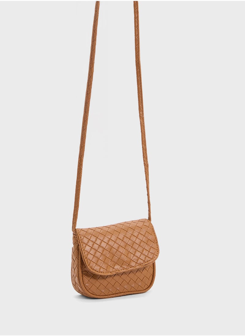 ELLA Woven Crossbody Bag  - Image 3