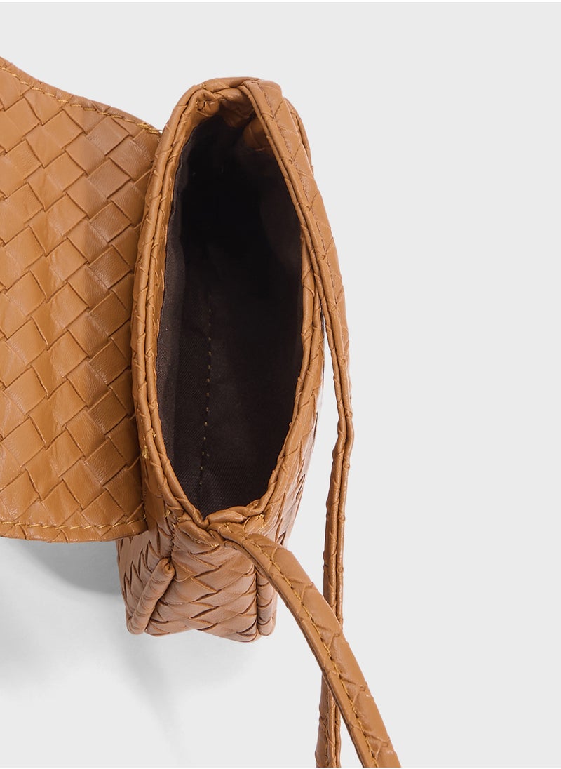 ELLA Woven Crossbody Bag  - Image 5