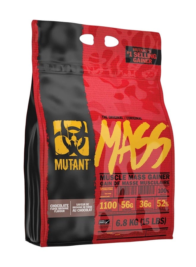 Mutant Mass Muscle Gainer, Chocolate Fudge Brownie 15lb