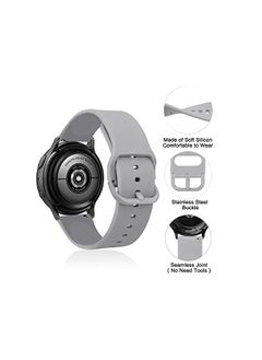 PROMASS Replacement Band Compatible with Samsung Galaxy Watch 4/5 40/44mm, Galaxy Watch 5 Pro 45mm,Galaxy Watch 4 Classic 42/46mm,20mm Silicone Strap for Women Men  - Image 2