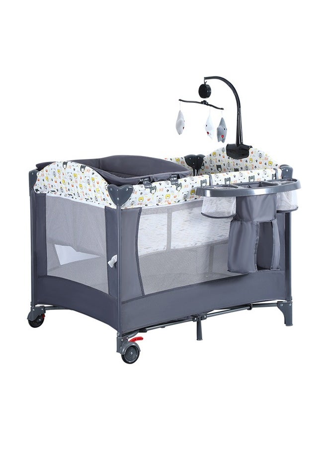 لو.بيبي.في  منزل محمول للطفل، طفل محمول Playpen with Bassinet وتغيير الطاولة  - Image 1