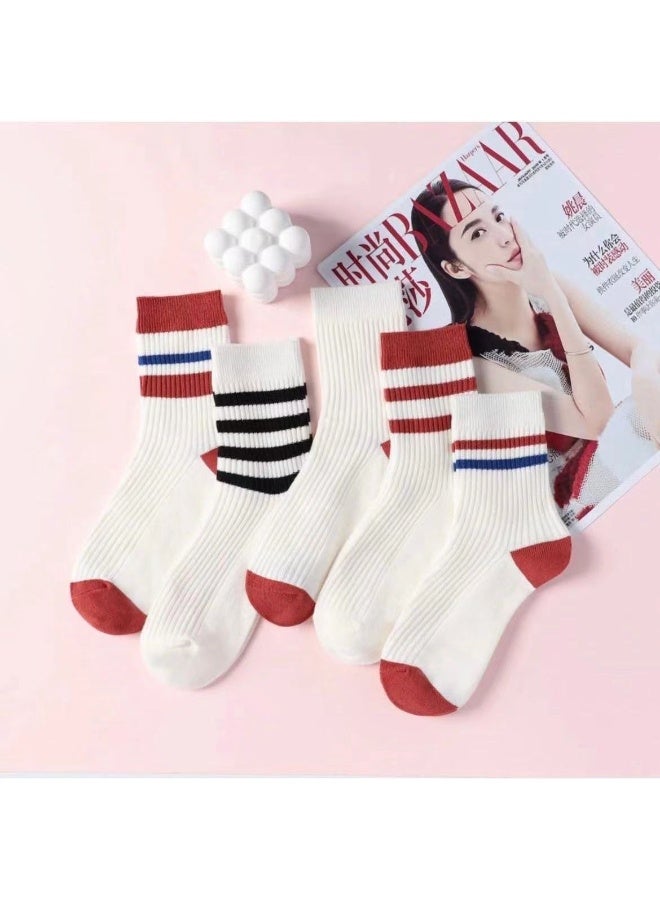 KUYING Fashion Anti Slip Breathable Sports Socks Ten Piece Set 