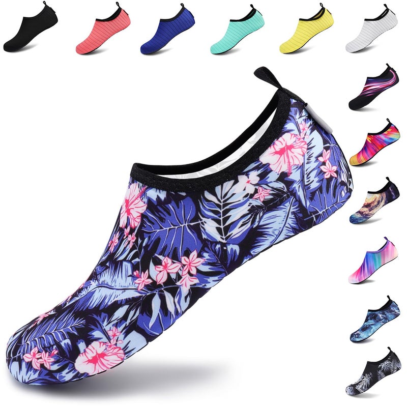 VIFUUR Water Sports Unisex Shoes Blue/Leaf - 7.5-8.5 W US / 6-7 M US (38-39) - Image 1