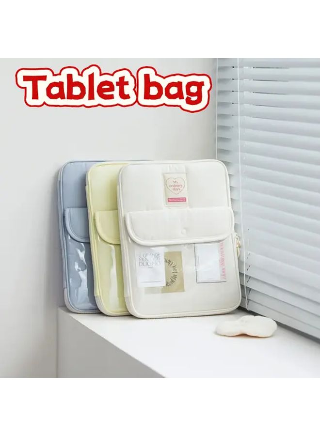 White Shockproof Multi Functional Case For 11 Inch iPad Tablet Tote Organizer - Image 1