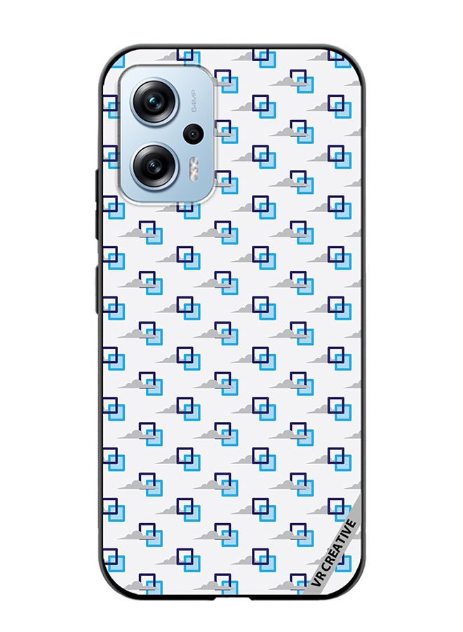 Protective Case Cover For Xiaomi Poco X4 GT Blue Cloud Design Multicolour