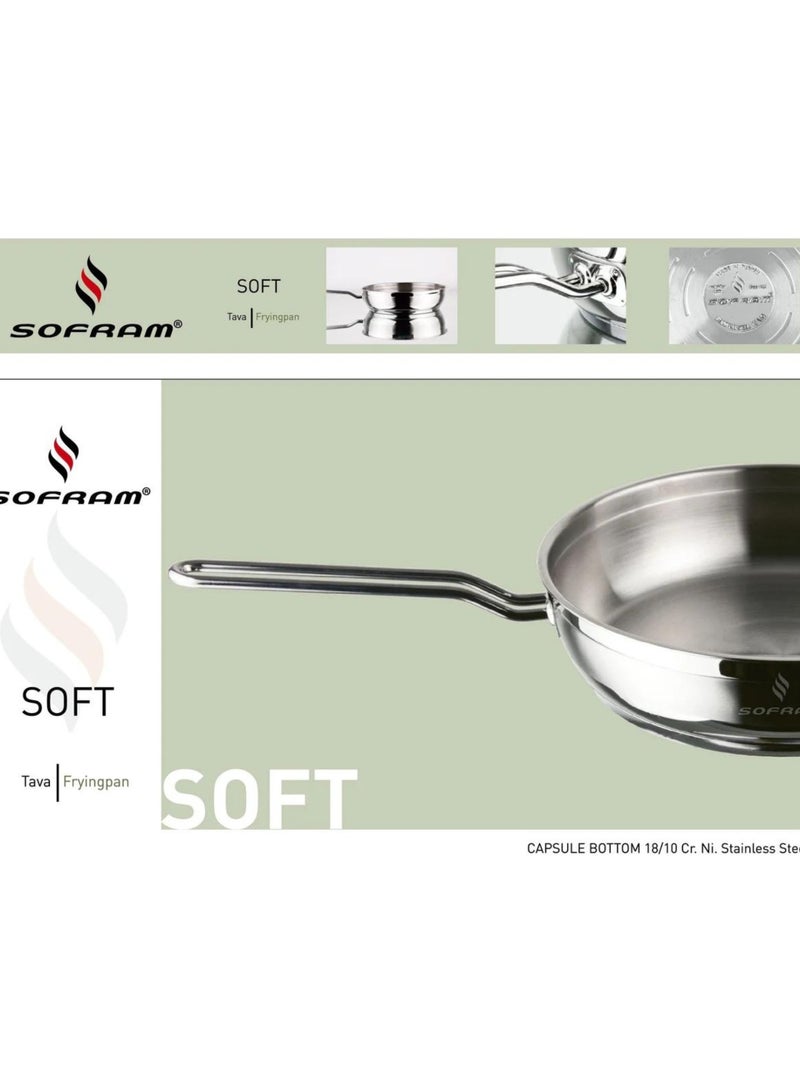 سوفرام طاوة سوفرام استيل تركي مقاس 26 سم - Image 4
