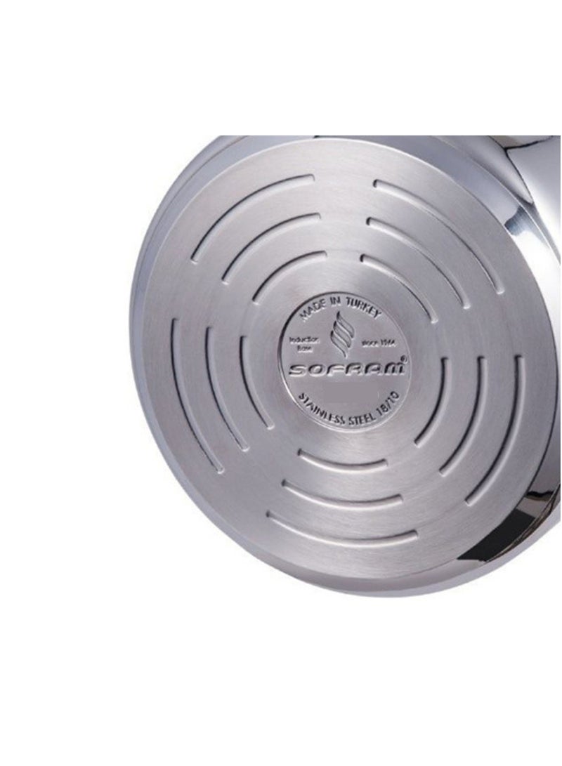 سوفرام طاوة سوفرام استيل تركي مقاس 26 سم - Image 3