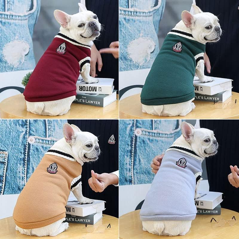 Lulala Pet Dog Sweater for Winter – Soft, Thick Knitwear Shirt Vest for Small Dogs, Classic Warm Puppy Sweater, Perfect for Cold Weather & Puppies, Comfortable & Cozy Dog Clothes - Image 4
