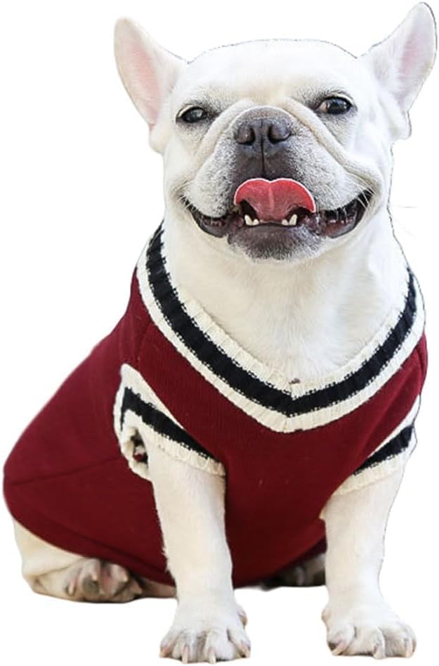 Lulala Pet Dog Sweater for Winter – Soft, Thick Knitwear Shirt Vest for Small Dogs, Classic Warm Puppy Sweater, Perfect for Cold Weather & Puppies, Comfortable & Cozy Dog Clothes - Image 2