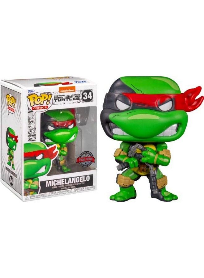 Funko Pop! Comics Teenage Mutant Ninja Turtles: Michelangelo Previews Exclusive Vinyl Figure - Image 2