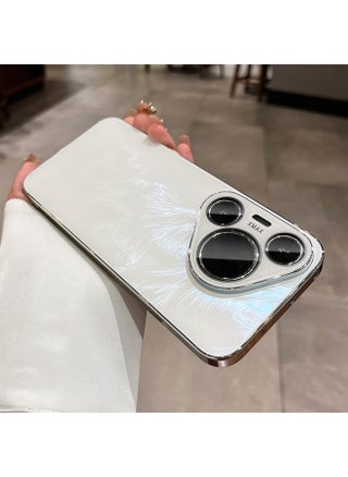 Aurora Feather Yarn For HuaweiPura70 Phone Case Drop-resistant Mte60pro All-inclusive Glory Magic7 Protective Case-Color:[pearl White] Comes With Lens Film☆Feather Glass Back Shell-Applicable Models:Honor Magic7pro - pzsku/Z470B244647BFD09224C2Z/45/1744702537/758e7084-21f9-4376-8993-5de4c2bf28ac