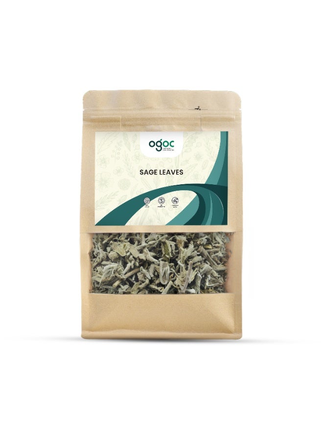 OGOC Sage Leaves Natural Dried Aromatic Herbs for Smudging, Incense and Home Fragrance - Image 1