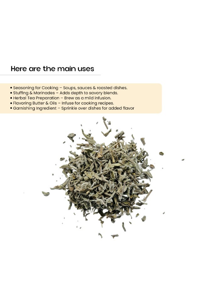 OGOC Sage Leaves Natural Dried Aromatic Herbs for Smudging, Incense and Home Fragrance - Image 3