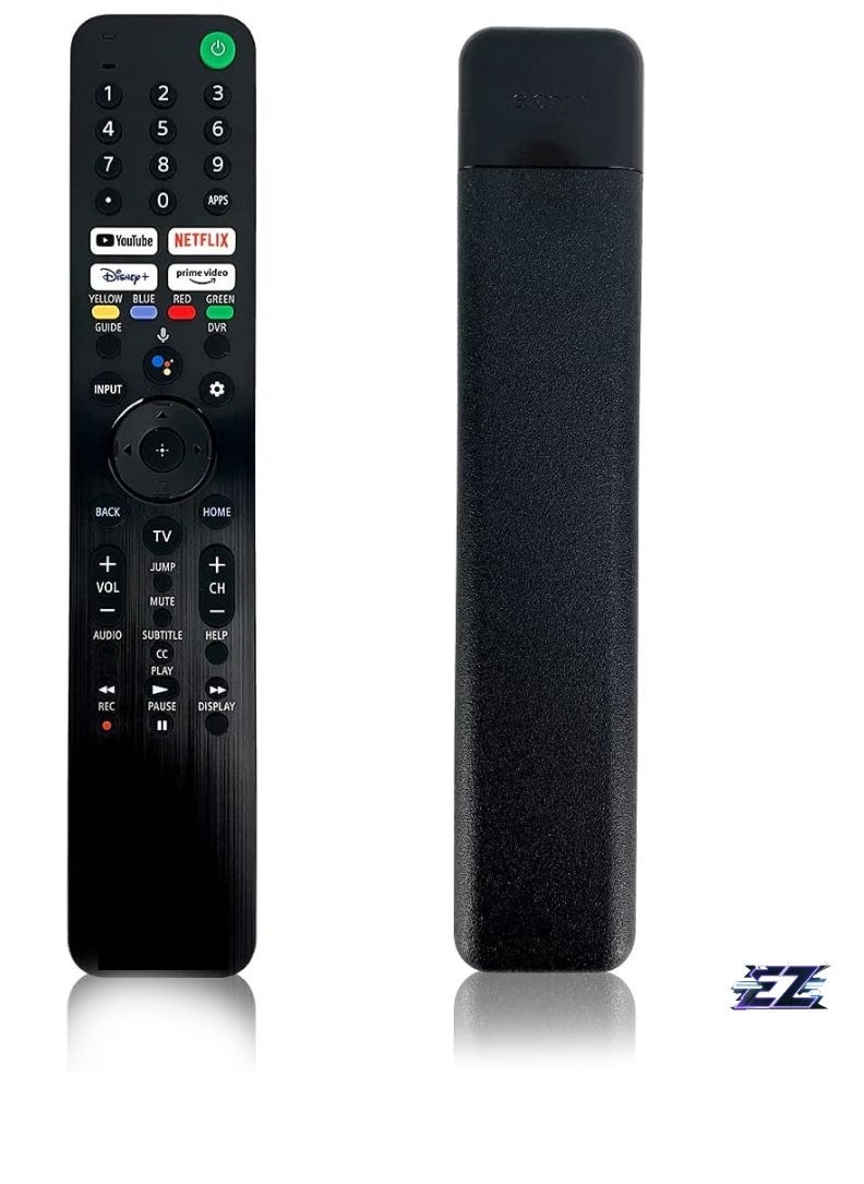 SmartGrist جهاز التحكم عن بعد SmartGrist RMF-TX520U متوافق مع تلفزيونات سوني برافيا موديلات KD-43X80J، KD-43X85J، KD-50X80J، XR-50X90J، XR-50X94J، XR-55A80J، XR-55A84J - يتضمن أزرار نتفليكس، ديزني+، برايم فيديو، يوتيوب - مع بطارية - Image 2