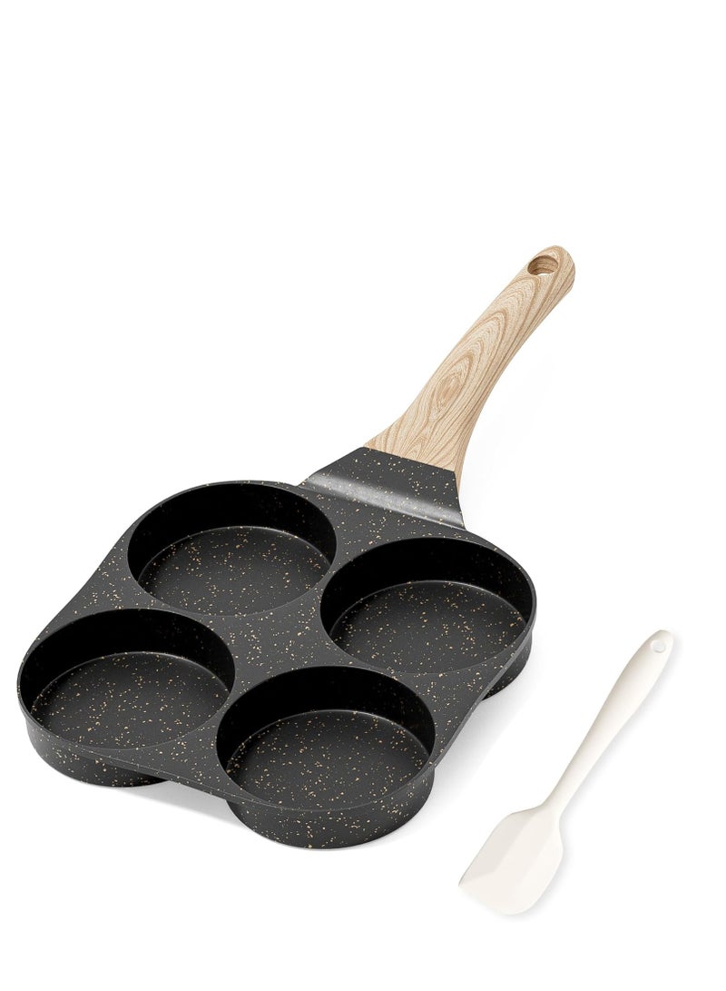 عجة البيض، طاسة عجة الجرانيت غير اللاصقة، طاسة الفطار، طاسة لعمل البيض مناسبة لفرن الغاز وتجهيزات المطبخ التعريفي. - Image 1