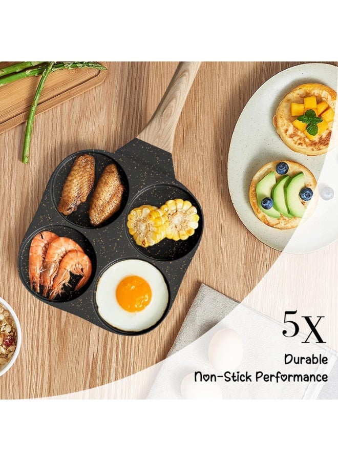 عجة البيض، طاسة عجة الجرانيت غير اللاصقة، طاسة الفطار، طاسة لعمل البيض مناسبة لفرن الغاز وتجهيزات المطبخ التعريفي. - Image 5