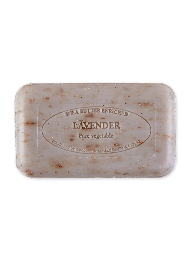 Pre De Provence صابون ترطيب فرنسي حرفي، معزز بزبدة الشيا، مطحون بأربع مراحل لرغوة غنية ناعمة تدوم طويلاً، 5.3 أوقية، لافندر - Image 2