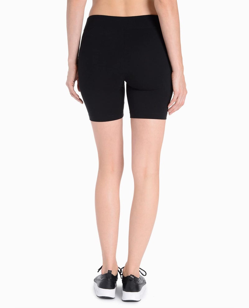 Danskin Women's Essentials Seven Inch Bike Short, Black, Large - Image 3