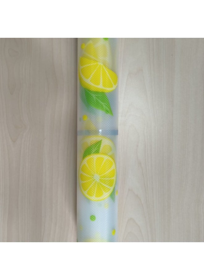 Generic - EVA Thickened Drawer Mat Moisture-proof Mat Kitchen Waterproof Oil-proof Mat Cabinet Shelf Cushion Wardrobe Shoe Cabinet Refrigerator Mat-Color:Raised Dot Pattern [transparent]-Specifications:60*150cm - Image 1