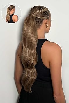 LullaBellz Luxury Gold 22 120g Human Hair Pony P61318 Highlight Champagne - Image 5