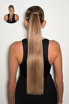LullaBellz Luxury Gold 22 120g Human Hair Pony P61318 Highlight Champagne - Image 4