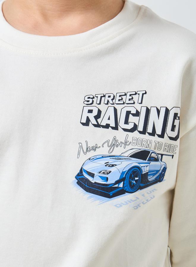 ستايلي سويت شيرت بطبعة جرافيك - Image 4