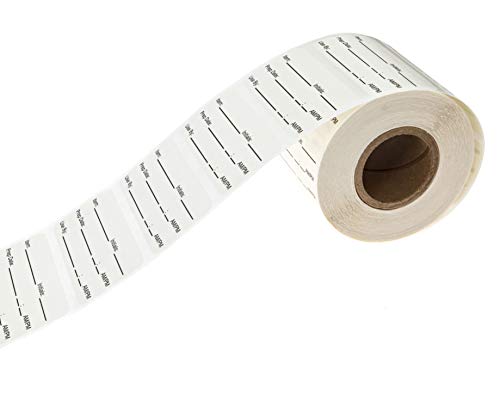 SBlabels 500 Dissolvable Food Prep Labels 1" x 2" Restaurant Quality Food Stickers/Meal Prep Leftovers Containers Organization/Made in The USA - Image 3