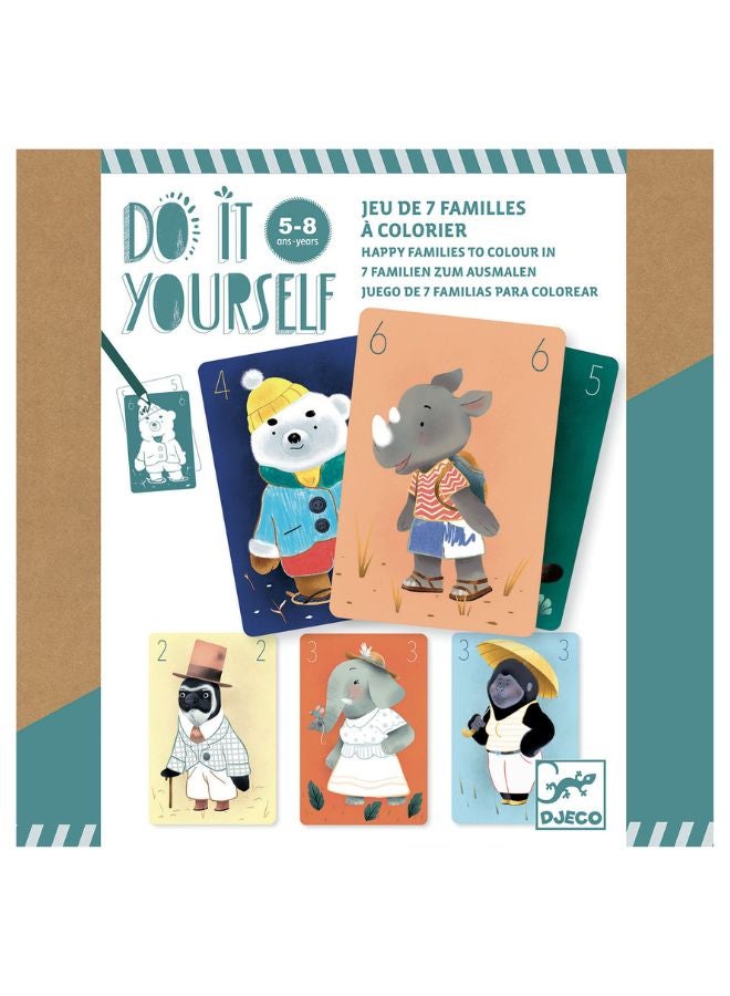 DJECO Do It Yourself Creature Chic Cards Game - Image 1