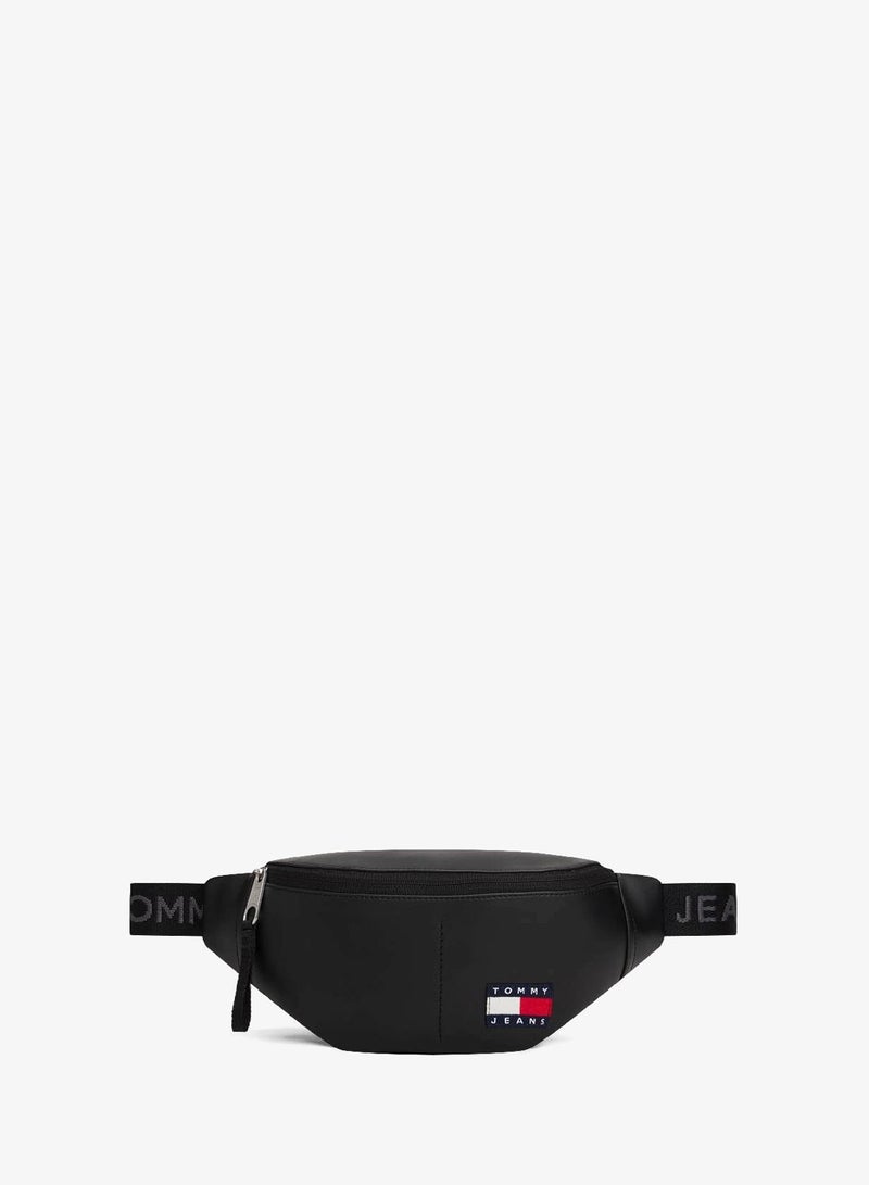 TOMMY JEANS Essential Repeat Logo Strap Waist Bag - Image 1