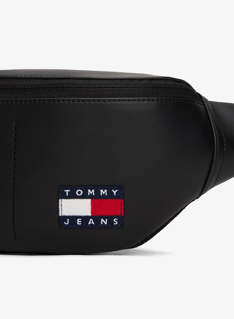 TOMMY JEANS Essential Repeat Logo Strap Waist Bag - Image 5