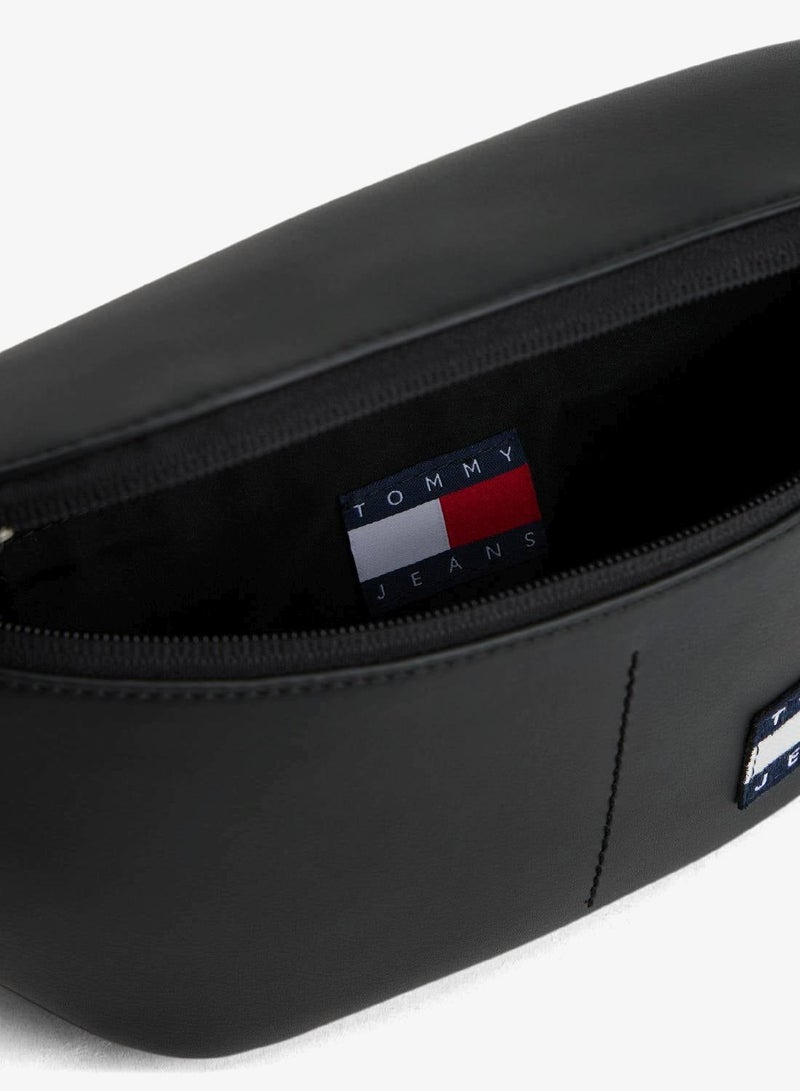 TOMMY JEANS Essential Repeat Logo Strap Waist Bag - Image 3