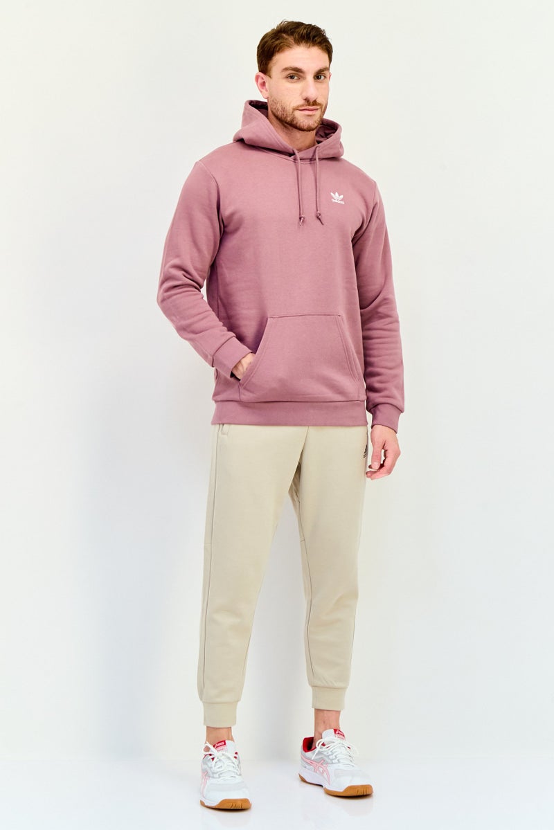 adidas Originals Men Sportswear Fit Long Sleeves Outdoor Hoodie, Mauve  - Image 4