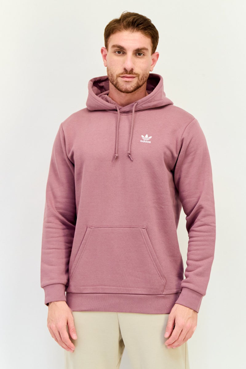 adidas Originals Men Sportswear Fit Long Sleeves Outdoor Hoodie, Mauve  - Image 1