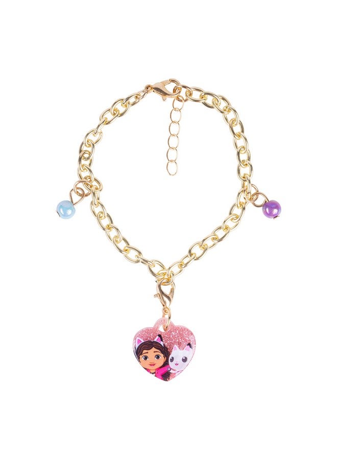 LUV HER Gabbys Dollhouse Girls Add A Charm Toy Bracelet and Costume Jewelry Box Set with 1 charm bracelet & 5 interchangeable charms - Ages 3+ - Image 3