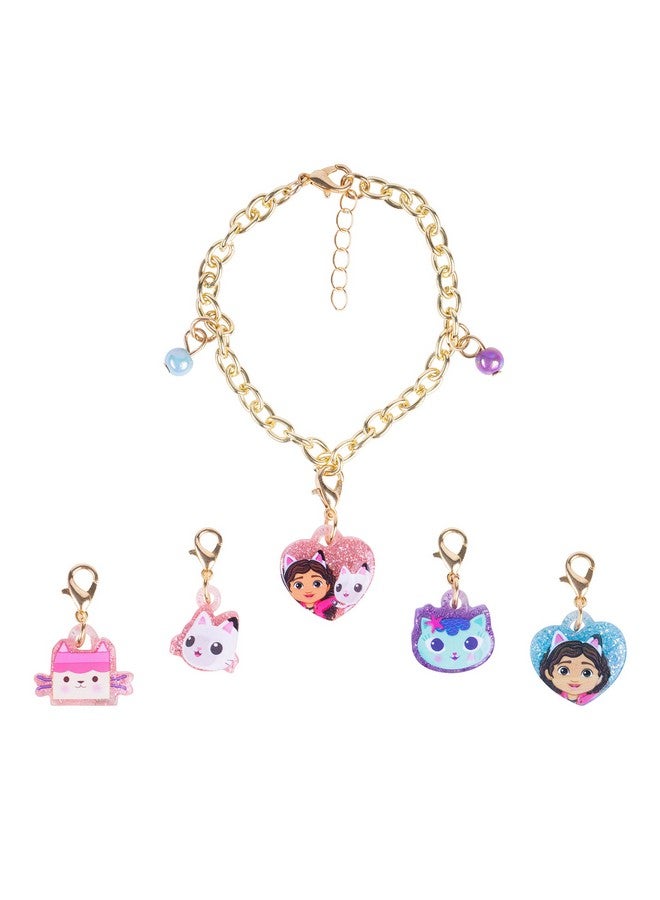 LUV HER Gabbys Dollhouse Girls Add A Charm Toy Bracelet and Costume Jewelry Box Set with 1 charm bracelet & 5 interchangeable charms - Ages 3+ - Image 1