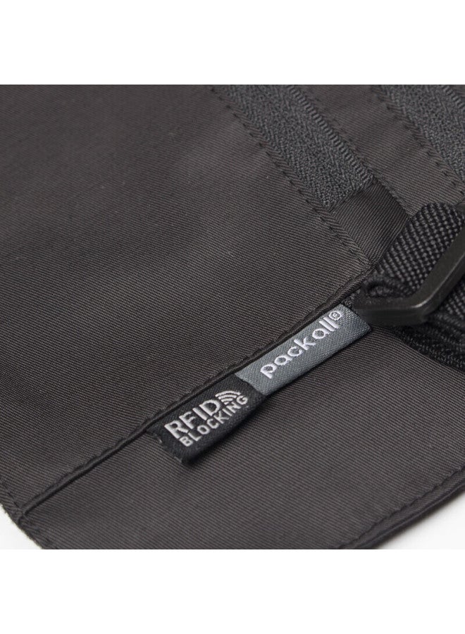 Pack All Multifunctional Invisible Waist Bag For Men And Women, Thin Style, Travel Doent And Passport Holder, Card Holder, Anti-electronic Theft Waist Pack, Black - Image 3