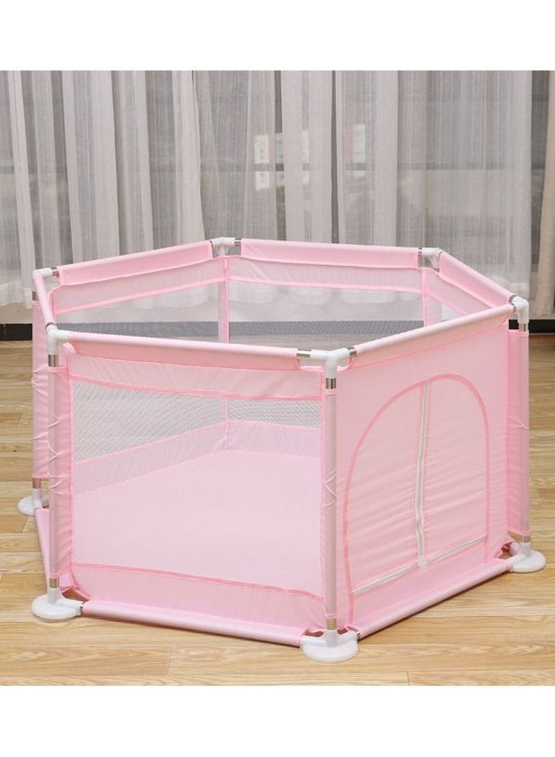 DubaiGallery Baby Playpen, Large Baby Playard, Playpen for Babies with Gate Indoor & Outdoor Kids Activity Center, Sturdy Safety Play Yard with Soft Breathable Mesh - Image 3