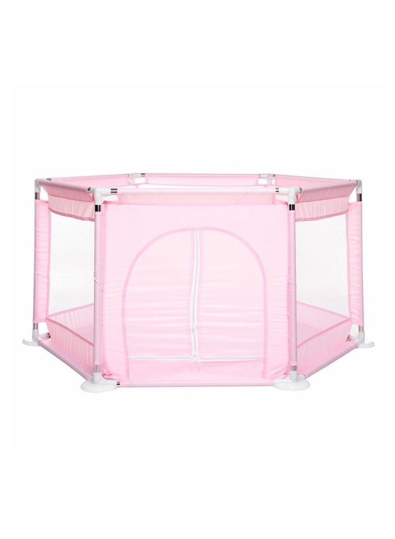 DubaiGallery Baby Playpen, Large Baby Playard, Playpen for Babies with Gate Indoor & Outdoor Kids Activity Center, Sturdy Safety Play Yard with Soft Breathable Mesh - Image 2