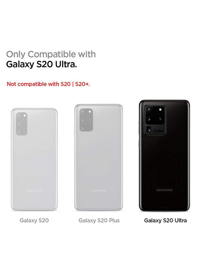 نيبمينينت غطاء حماية راجد آرمور لهاتف سامسونج جالاكسي S20 ألترا أسود غير لامع - Image 2